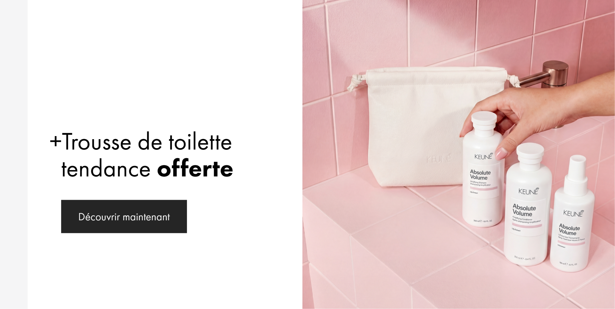 Augmentez le volume de vos cheveux de 78 % avec le shampooing et l'après-shampooing Keune Absolute Volume. Visitez keune.ch pour une expérience ultime.