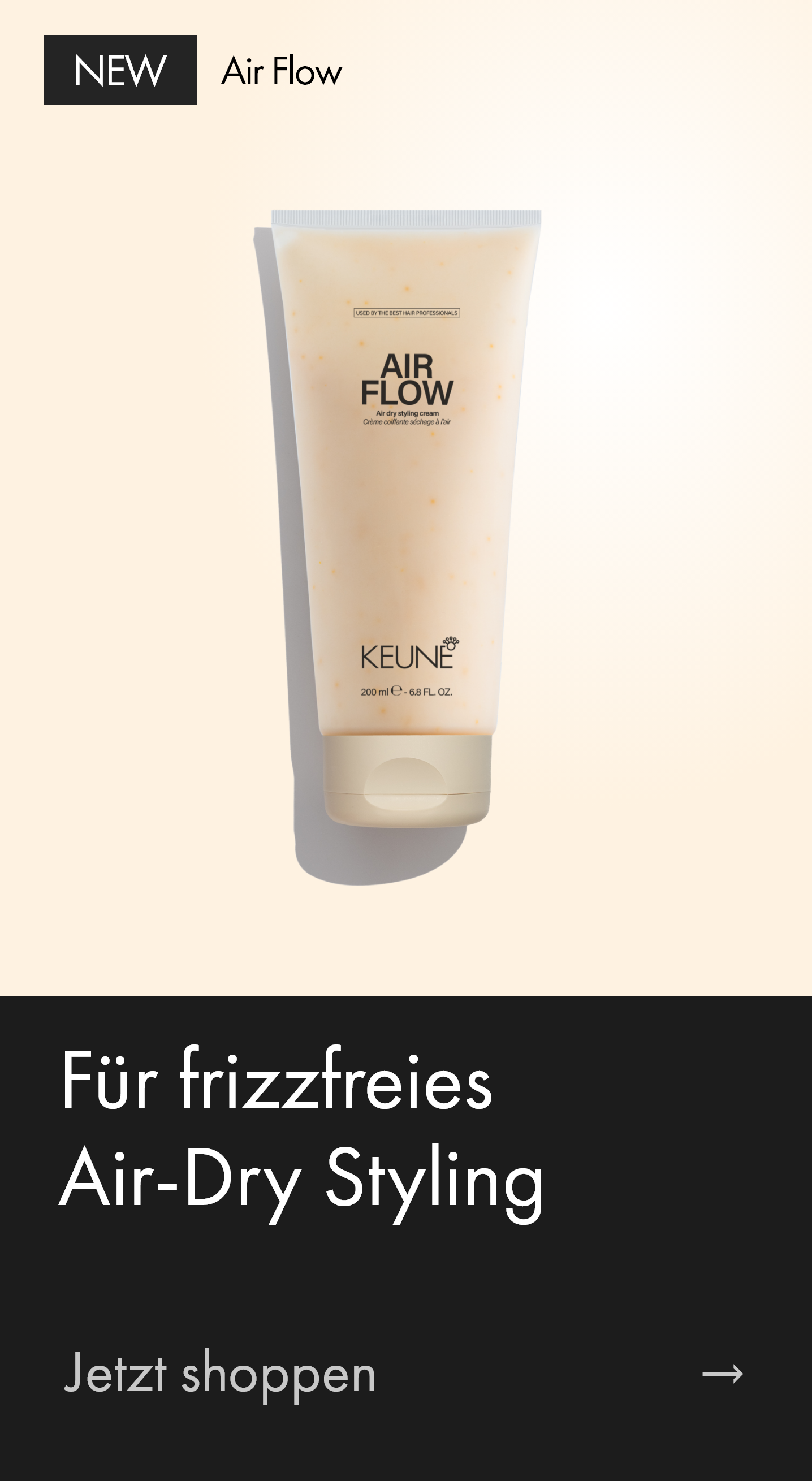 Air Flow | Stylingcreme zum Lufttrocknen