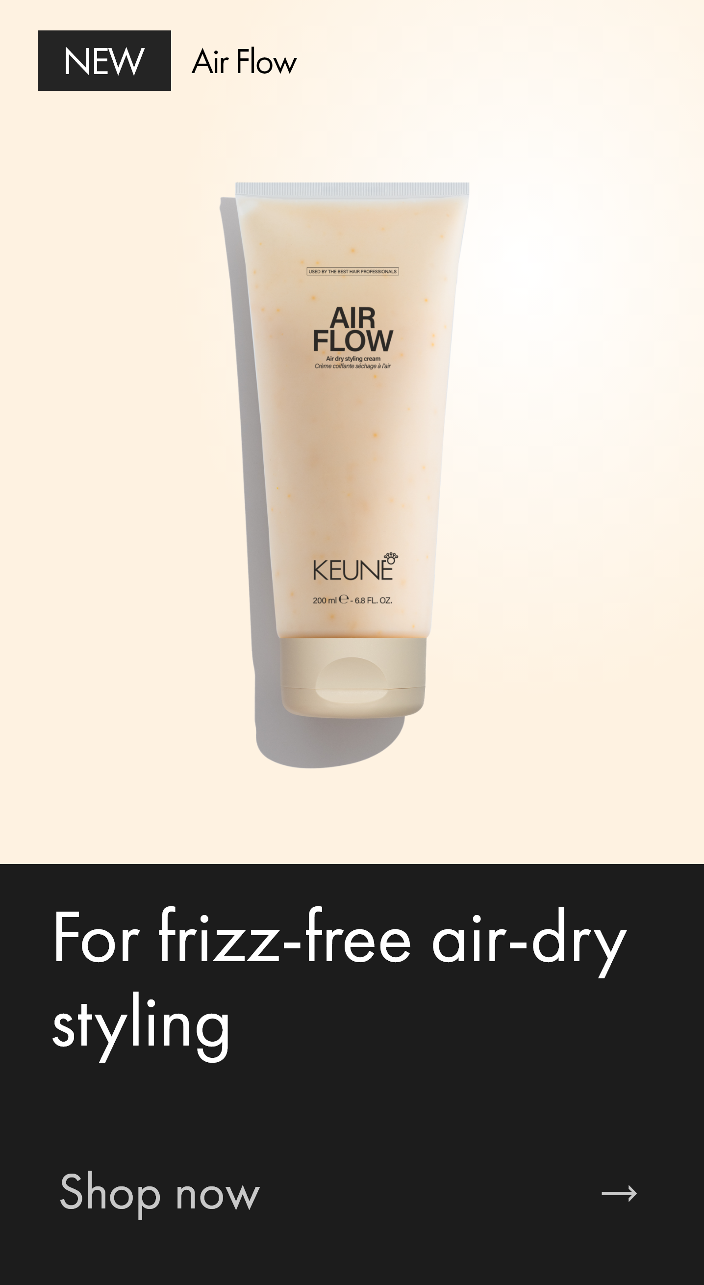 Air Flow | Lightweight air dry styling cream