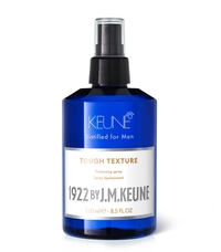 The 1922 TOUGH TEXTURE - thickening hair spray for men is the perfect solution for thin hair. This hair product adds volume and texture to the hair. On Keune.ch.