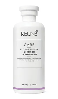 Repair and care for your blonde hair with Care Blonde Savior Shampoo. It strengthens, moisturizes, and minimizes hair breakage. Learn more about it now on keune.ch!
