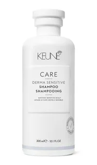 CARE Derma Sensitive Shampoo: Soothes sensitive scalp. Specially developed for dry and itchy scalp. Sulfate-free, alcohol-free, and free from added colors. For a calmed scalp and healthy hair.