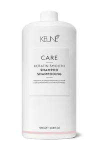 Dreaming of smooth, anti-frizz hair? Try our Keratin Smooth Shampoo. This hair product nurtures, moisturizes, and strengthens dry hair. Available on keune.ch.