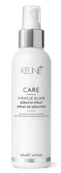Miracle Elixir Keratin Spray: Das perfekte Pflegeprodukt für blonde Haare, um deinen Haaren neues Leben einzuhauchen. Jetzt auf Keune.ch für Pflege, Feuchtigkeit und ein strahlendes Erscheinungsbild.