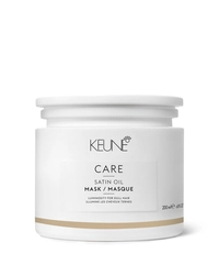 Discover CARE SATIN OIL MASK, the intensive hair care product for dull, dry hair. Provides incredible smoothness, softness, and shine. Available on keune.ch.