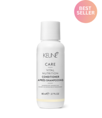 Discover the CARE VITAL NUTRITION CONDITIONER on keune.ch. This conditioner revitalizes and repairs your dry hair. Ideal for all hair types with Provitamin B5 for moisture and shine. Keune.ch