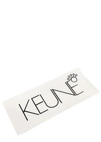 Keune Logo Sticker white (29.5 x 12.5cm)