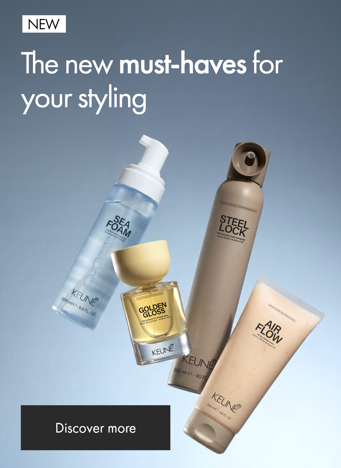 Keune New Style | Hair Products for Perfect Hair Styling