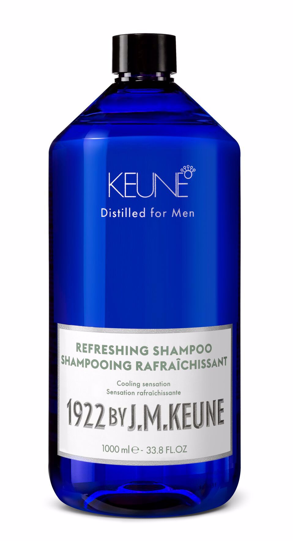 Discover the Refreshing Shampoo, perfect for all hair types. Enriched with creatine, it strengthens the hair and revitalizes the scalp. Now available on online hair shop keune.ch.