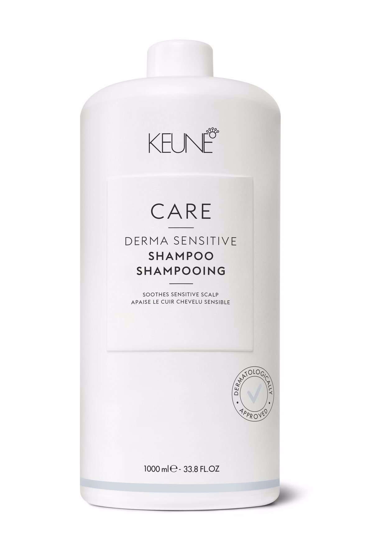 Do you have a sensitive scalp, redness, and itching? Try CARE Derma Sensitive Shampoo. Free from sulfates, alcohol, and added colors. For a calmed scalp and healthy hair. On online hair shop keune.ch.