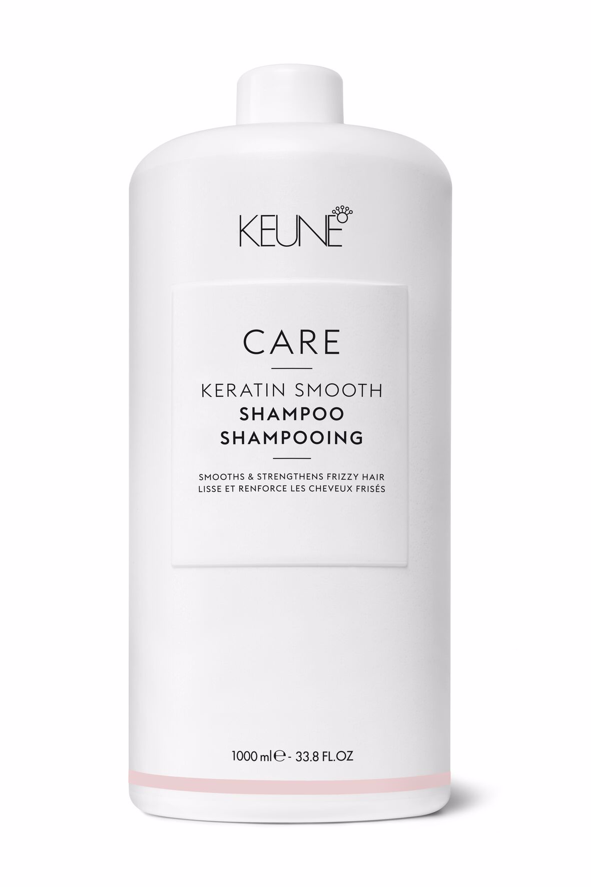Dreaming of smooth, anti-frizz hair? Try our Keratin Smooth Shampoo. This hair product nurtures, moisturizes, and strengthens dry hair. Available on keune.ch.