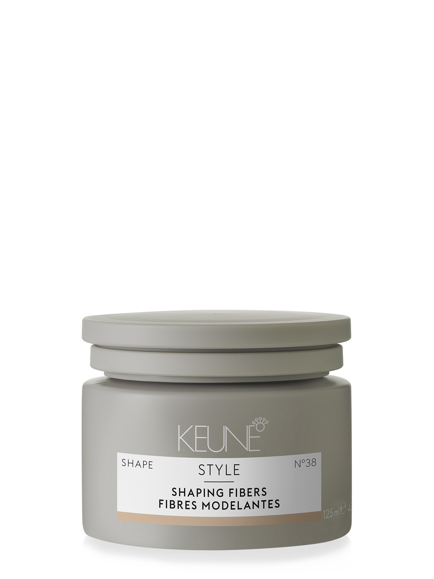 STYLE SHAPING FIBERS: Fiber pomade for flexible hold, strong shine, and anti-frizz action. Adds extra texture without weighing down the hair. Discover it now on keune.ch!
