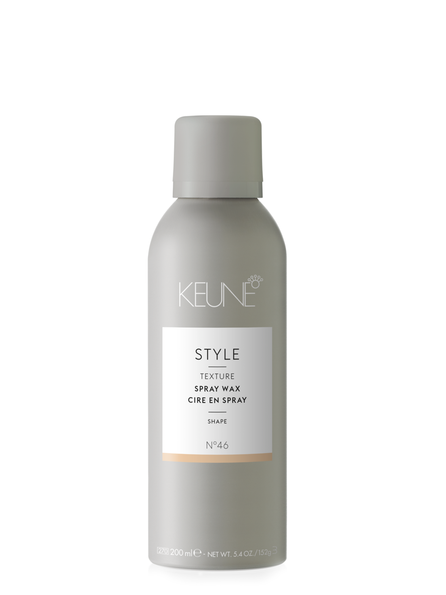 STYLE SPRAY WAX: Non-greasy spray wax for structure, definition, and frizz control. Perfect for voluminous hair and an elegant ponytail. Discover hair wax now on keune.ch!