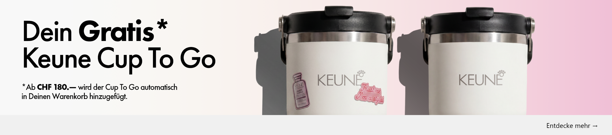Keune Cup To Go | Trinkflasche, Thermosflasche aus Edelstahl