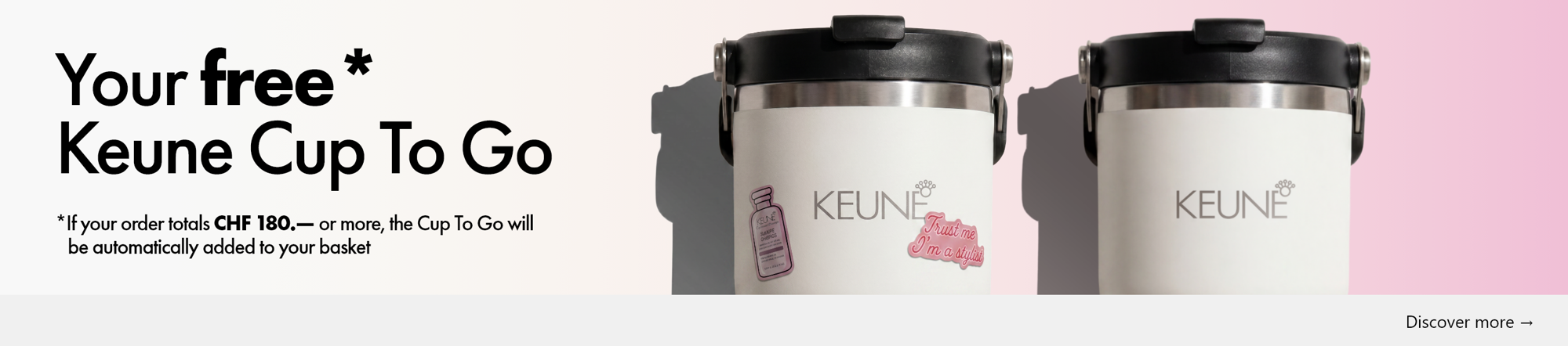 Keune Cup To Go | Stainless Steel Insulated Bottle