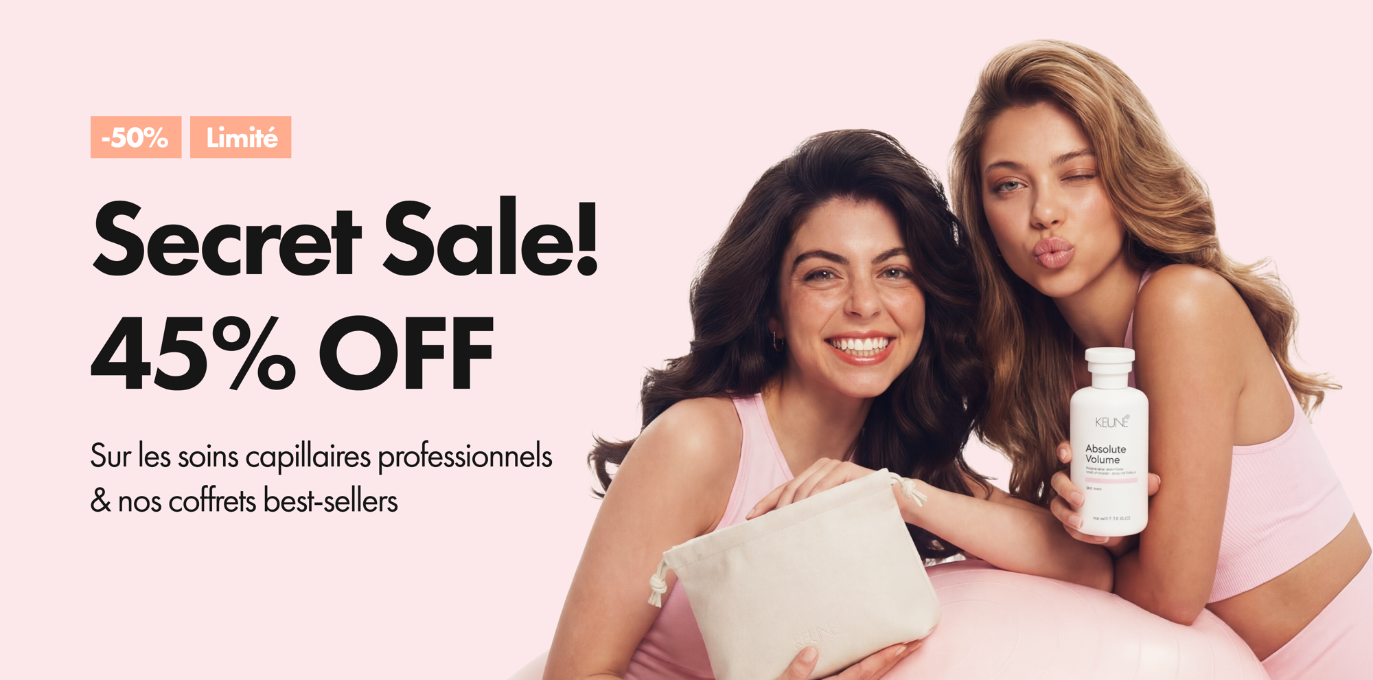 Offre spéciale : coffret de soins capillaires pour cheveux épais