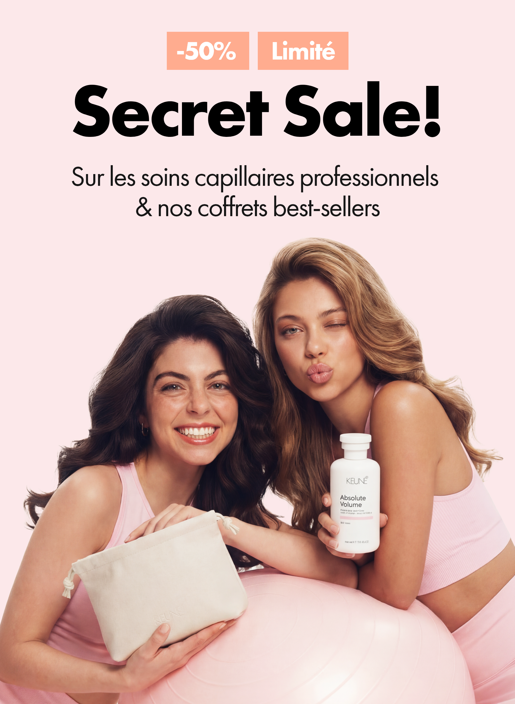 Offre spéciale : coffret de soins capillaires pour cheveux épais