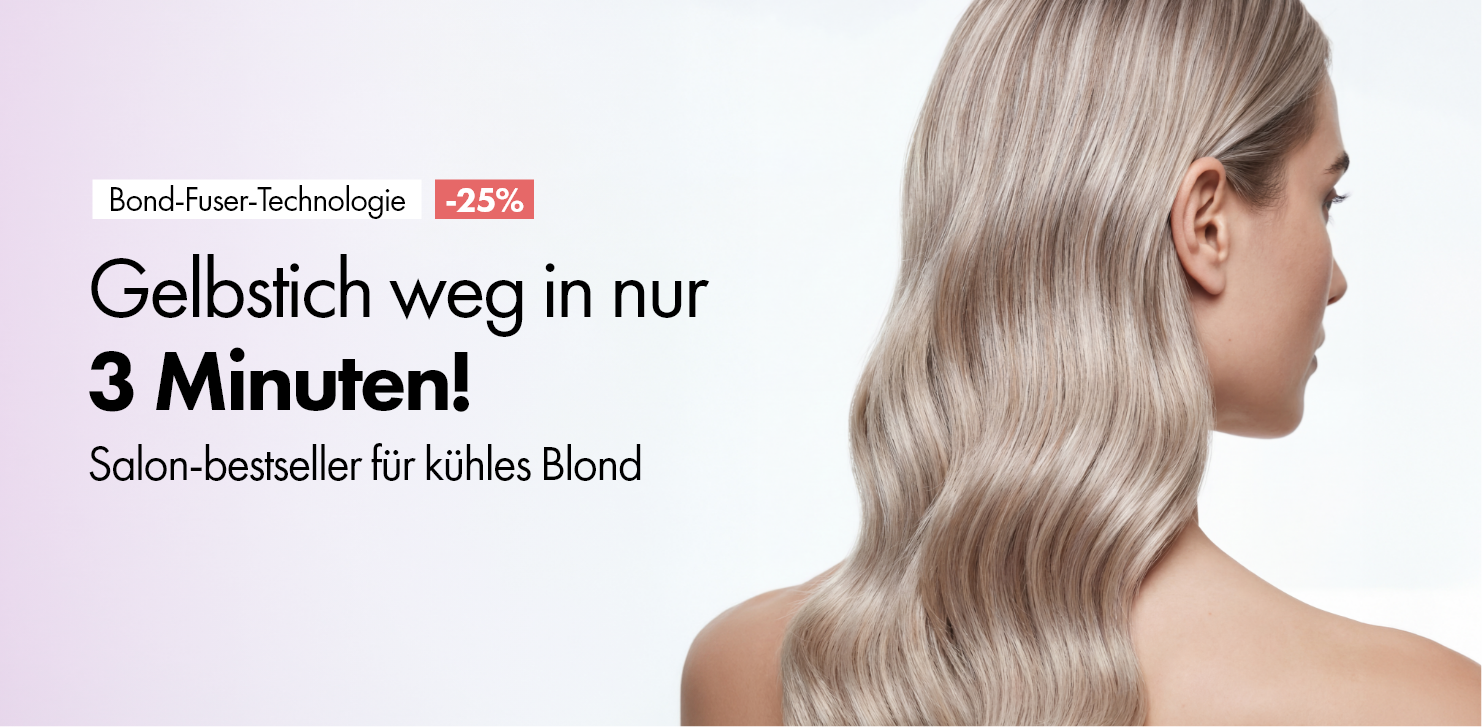 Silver Blonde Set für kühles Blond | Neutralisiert Gelbstich in nur 3 Minuten.  Jetzt auf keune.ch shoppen.