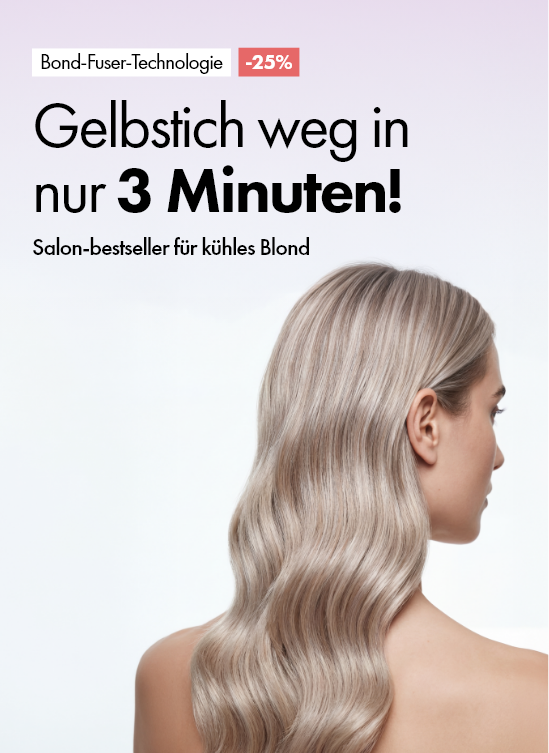 Silver Blonde Set für kühles Blond | Neutralisiert Gelbstich in nur 3 Minuten.  Jetzt auf keune.ch shoppen.