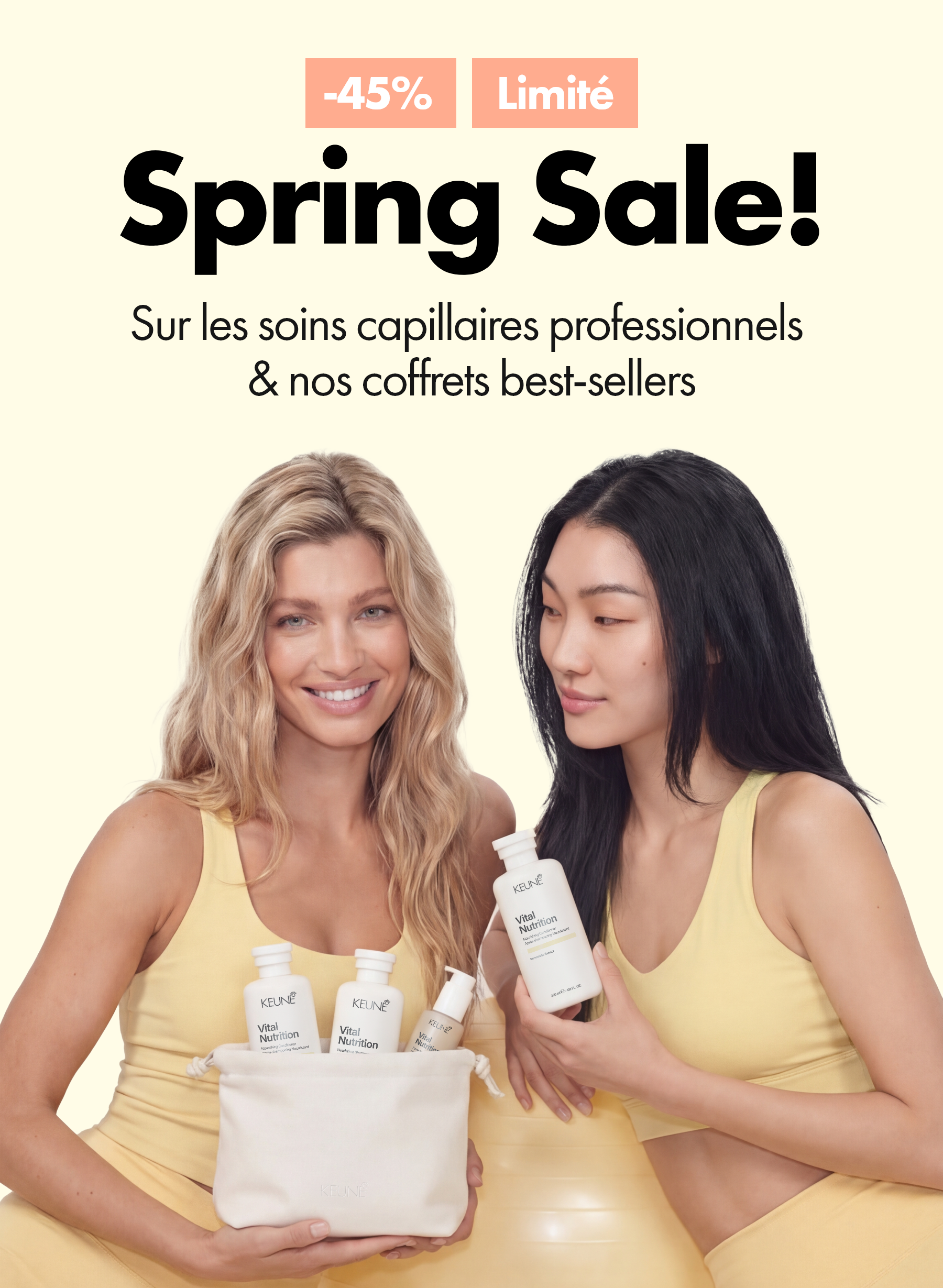 Offre spéciale : coffret de soins capillaires pour cheveux épais