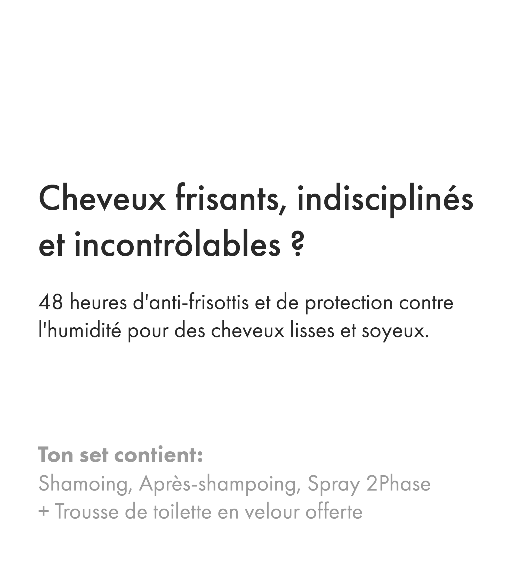 Obtenez des cheveux sans frisottis avec le shampooing, l'après-shampooing et le masque capillaire Keune Velvet Smooth